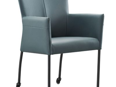 eetkamerstoel malonno blauw leer | Van Heeswijk Wonen en Slapen Eetkamerstoel Malonno Petrol Leer