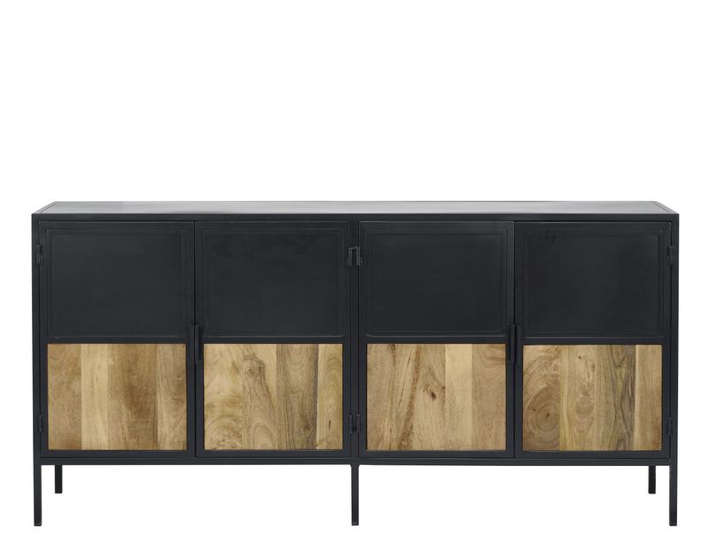 dressoir matalo mangohout/metaal