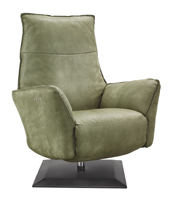 Relaxfauteuil Javalo groen leer