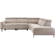 Hoekbank rechts met relax Nardio taupe